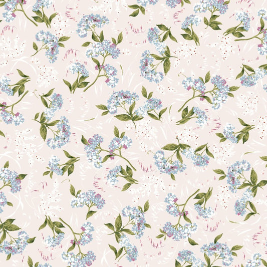 Hydrangea Floral Quilt Cotton