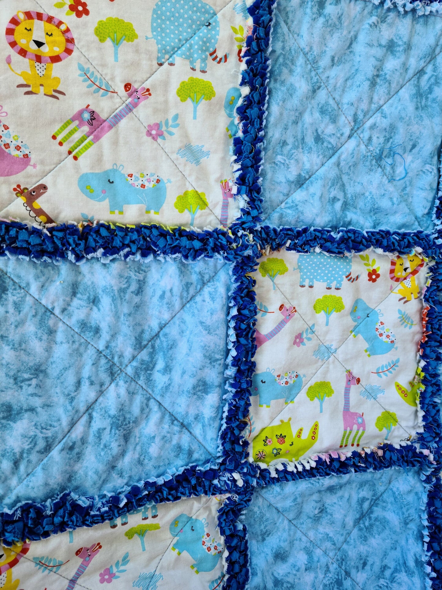 Animal Theme Baby Quilt