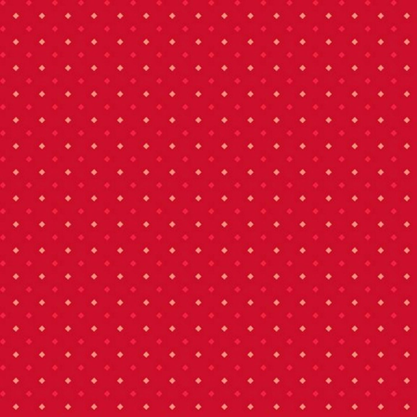 Red Geometric Blender Cotton Fabric