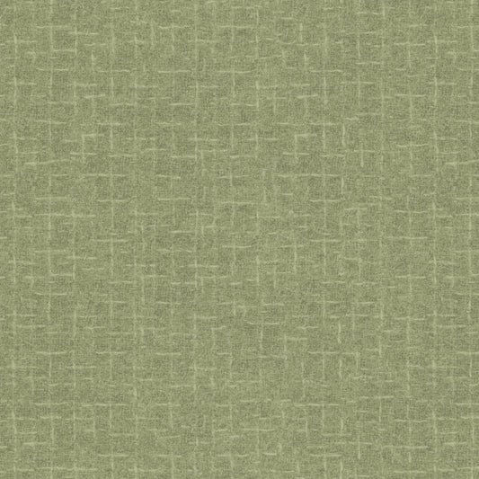 Light Olive Green Maywood Crosshatch Flannel
