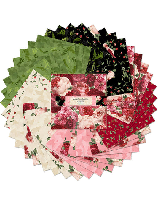 Daydream Garden 10" precut cotton fabric