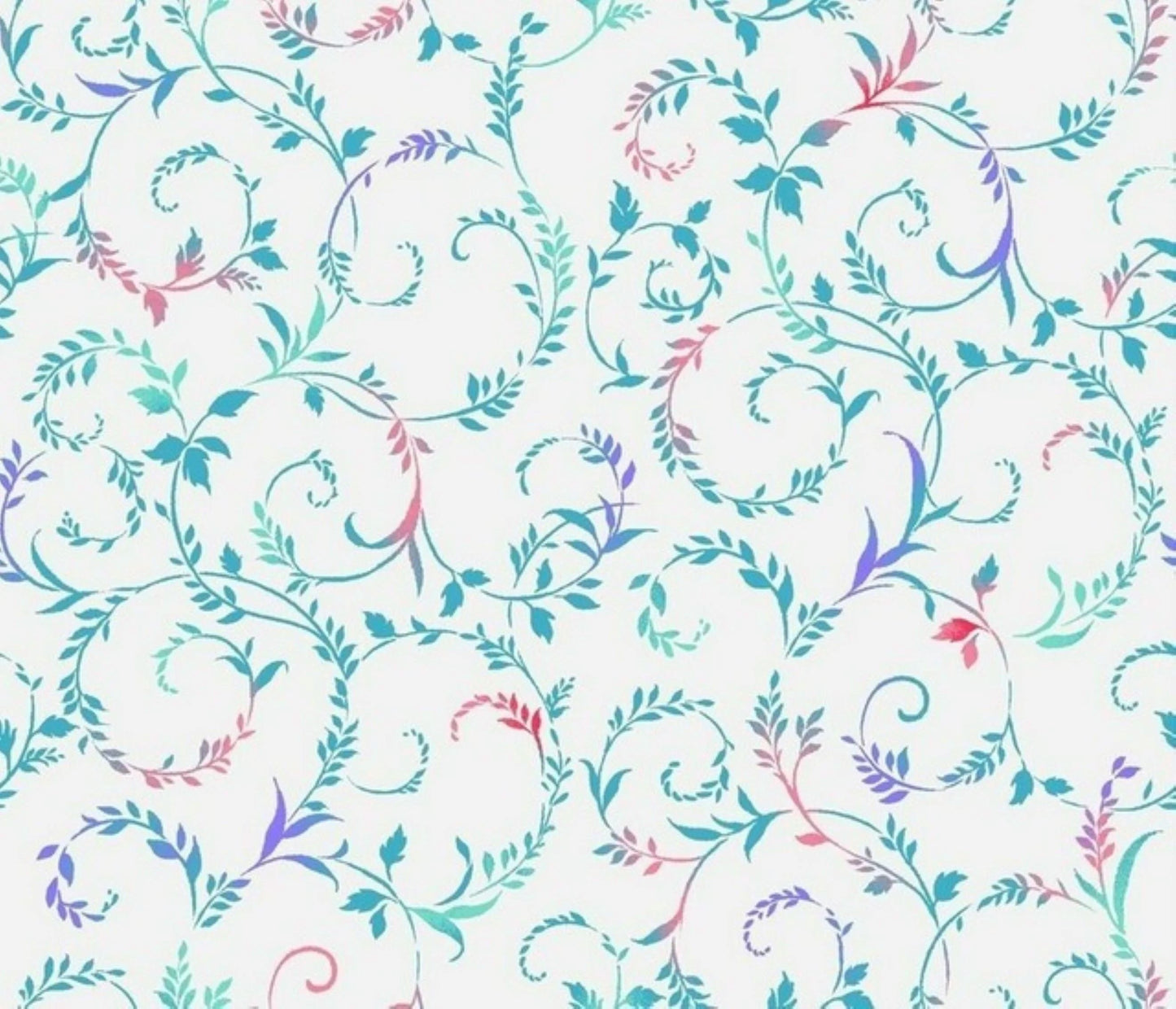 Flower Garden Vintage Style Cotton Fabric