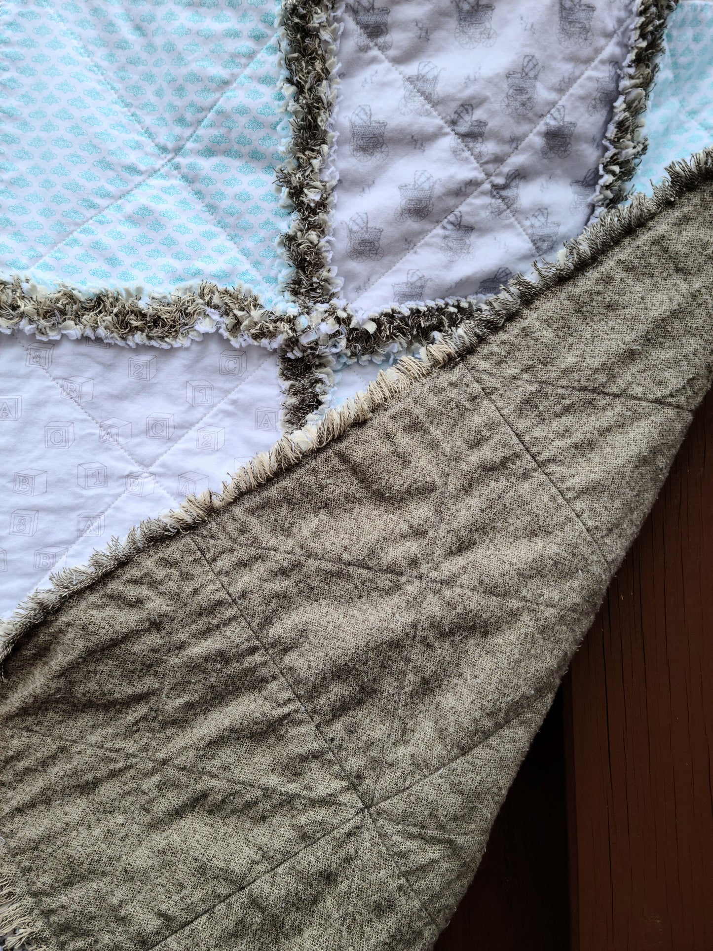 Simply Blessed Nursery Rag Quilt