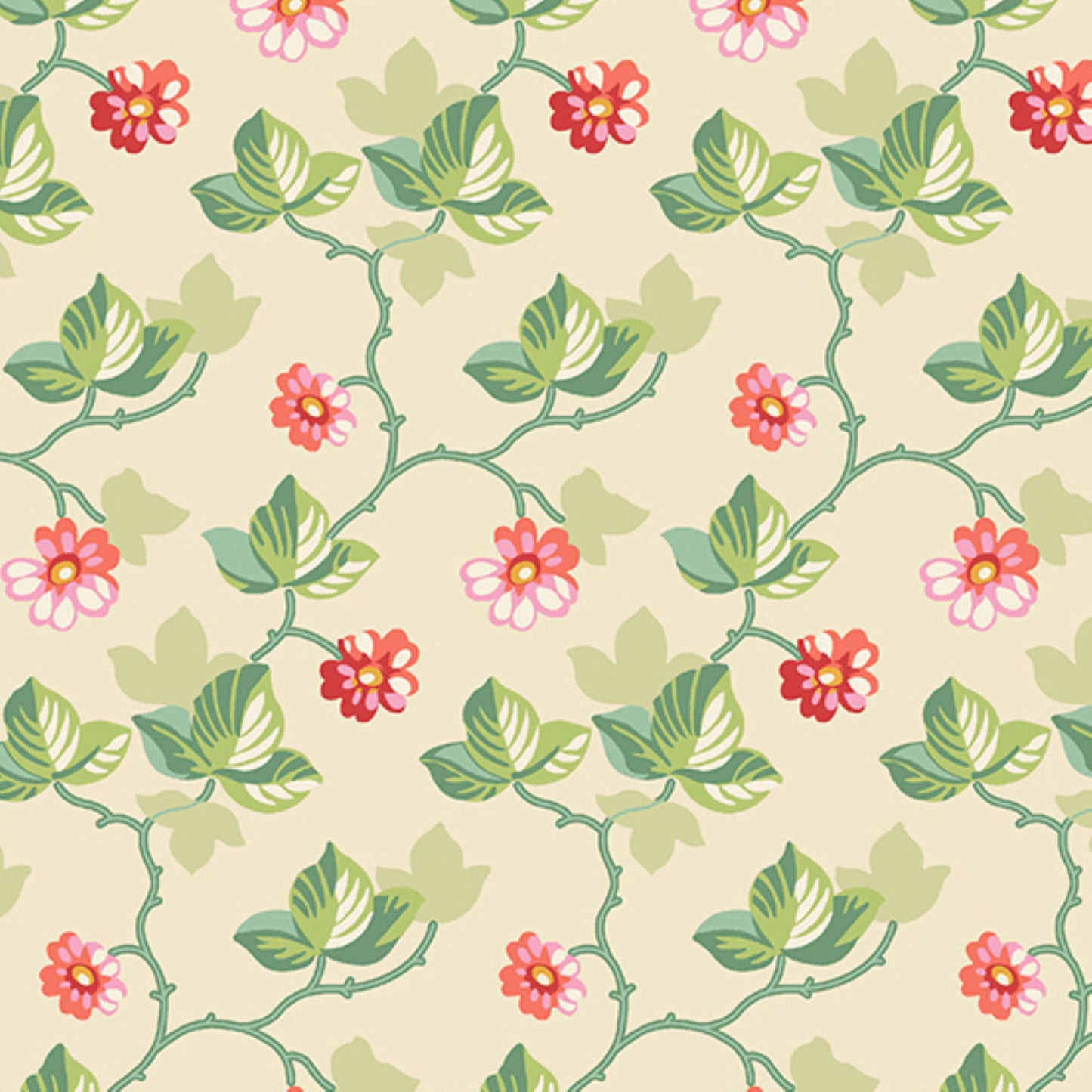 Poppies Cotton Quilt Fabric