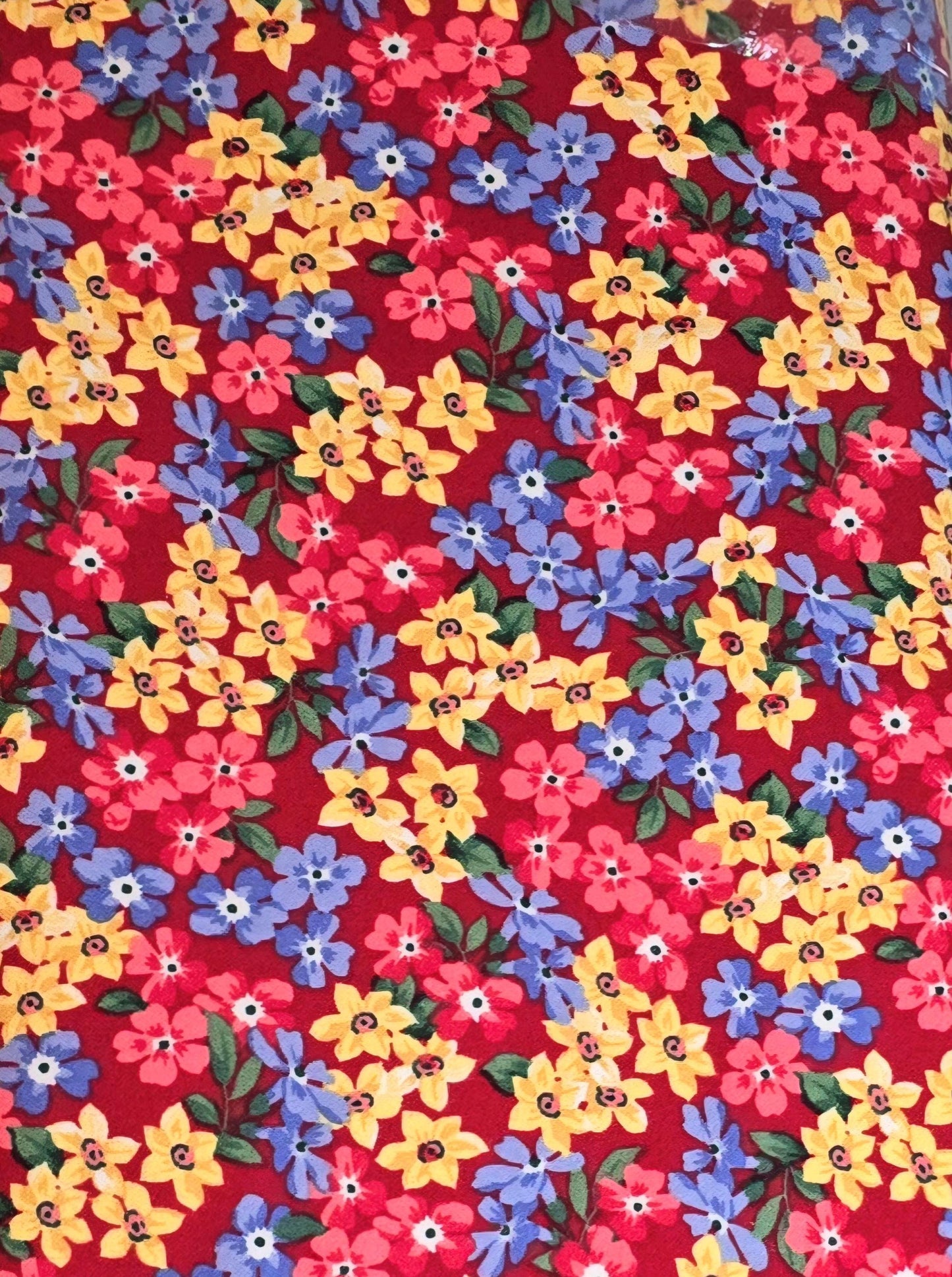 Country Floral Flannel Fabric: Pemberley Collection by Windham