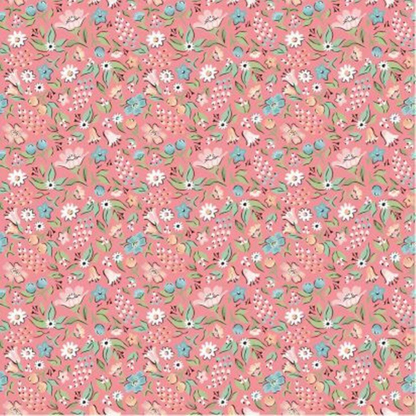 Garden Party by Poppie Cotton Fabrics  Vintage Floral Quilting & Sewing Fabric