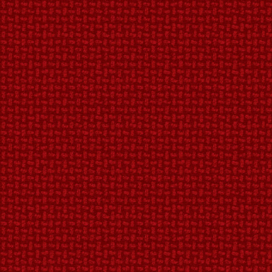 Maywood Studio Woolies Collection by Bonnie Sullivan - Red Basket Weave Flannel